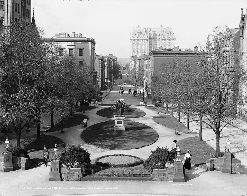 North Mount Vernon Place Square, 1906