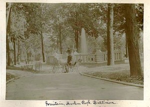 Harlem Park, c. 1895. Courtesy Maryland Historical Society, SVF.
