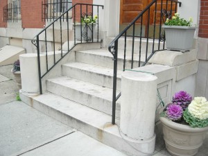 Photograph of marble steps,  January 26, 2007. Flickr/monceau. (CC BY-NC-SA 2.0)