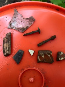Finds from the first day, 2015 May 9.