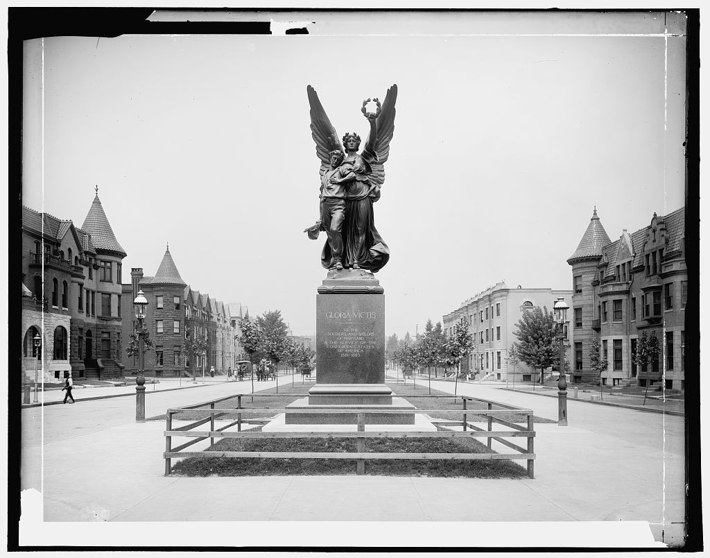 Confederate Monument, Mount Royal Terrace (c. 1906). Library of Congress