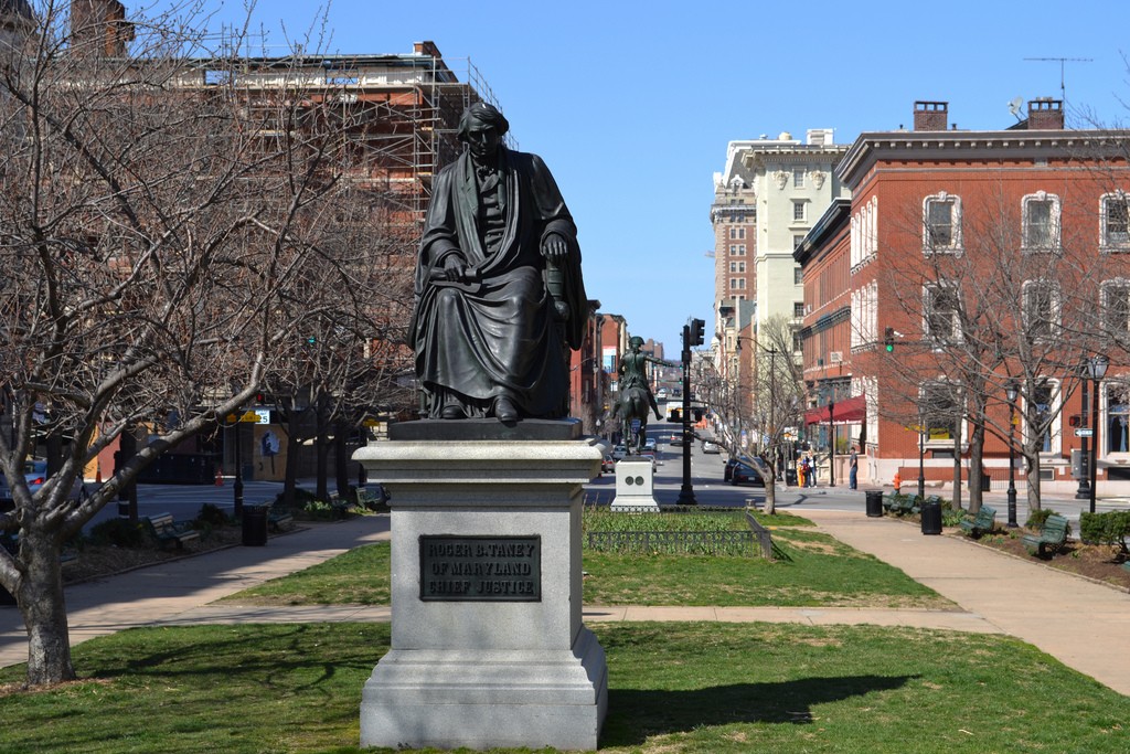Taney Monument, March 28, 2011. Monument City