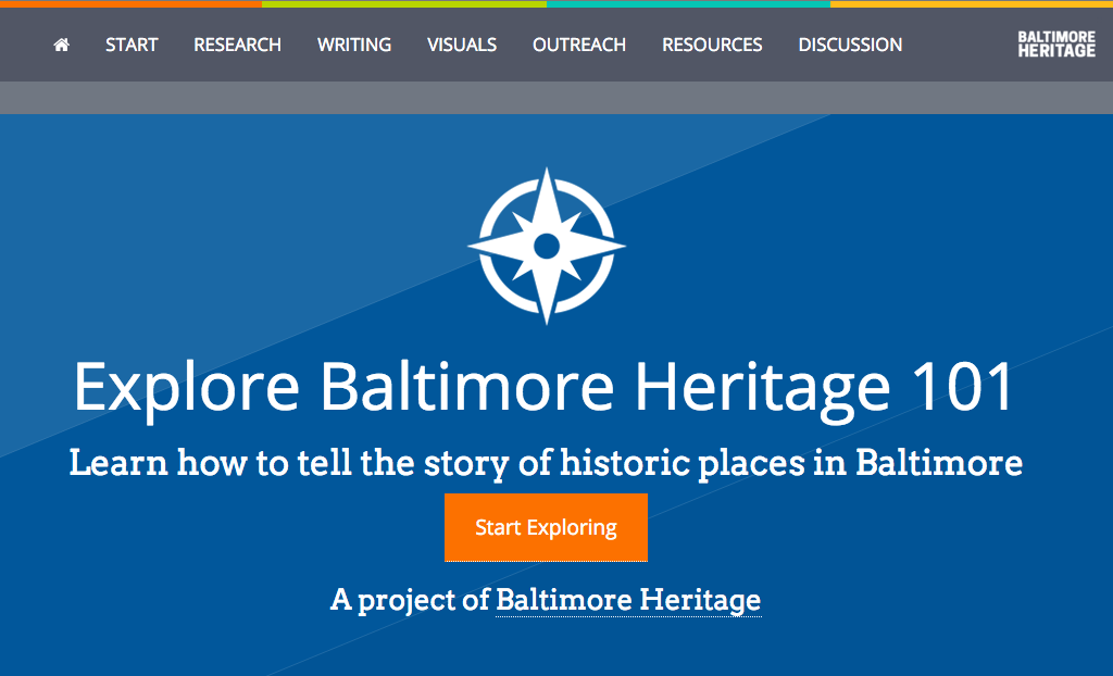 Explore Baltimore Heritage 101